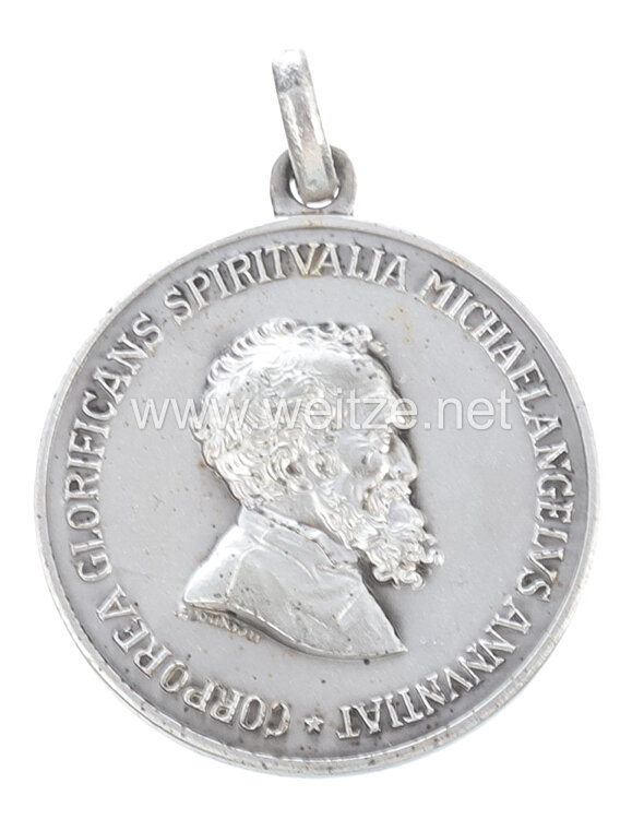 Italien Silberne Medaille "T/N Michelangelo, Italia Navigazione"