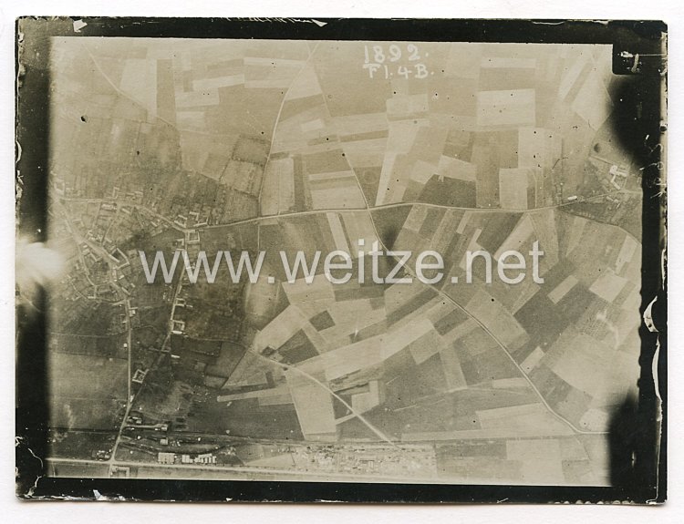 Deutsches Kaiserreich 1. Weltkrieg Foto, Luftaufnahme