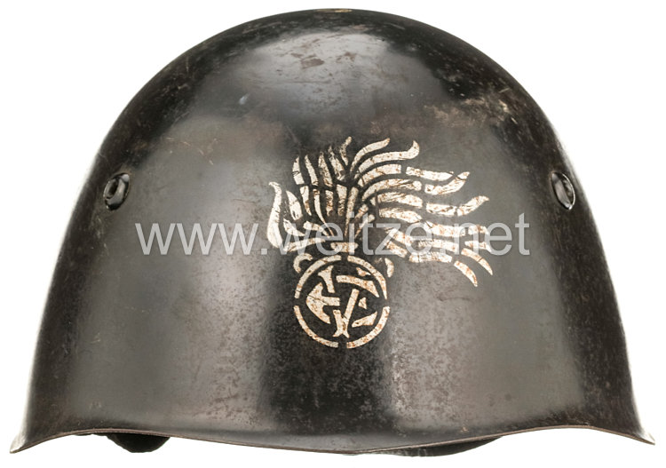 Italien 2. Weltkrieg Stahlhelm M33 für "Carabinieri Reali" Bild 2