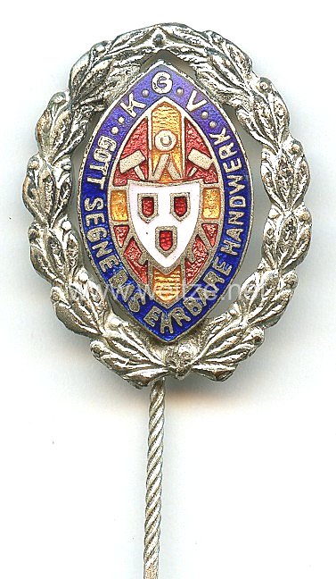 Katholischer Gesellenverein ( KGV ) - Silberne Ehrennadel
