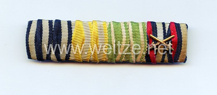 Bandspange für einen sächsischen Veteranen des 1. Weltkriegs 