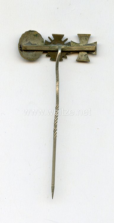 Miniaturspange eines Frontkämpfers im 1. Weltkrieg - 3 Auszeichnungen Bild 2
