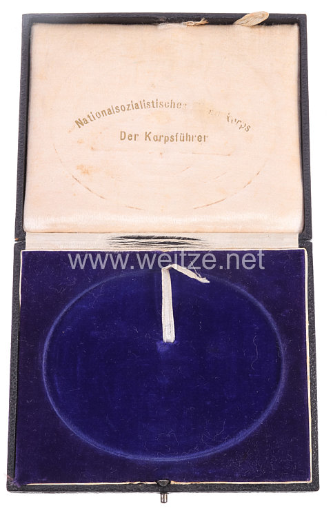 NSFK - nichttragbare Goldene Plakette - " Nationalsozialistisches Fliegerkorps - Deutschlandflug 1938 " Bild 2