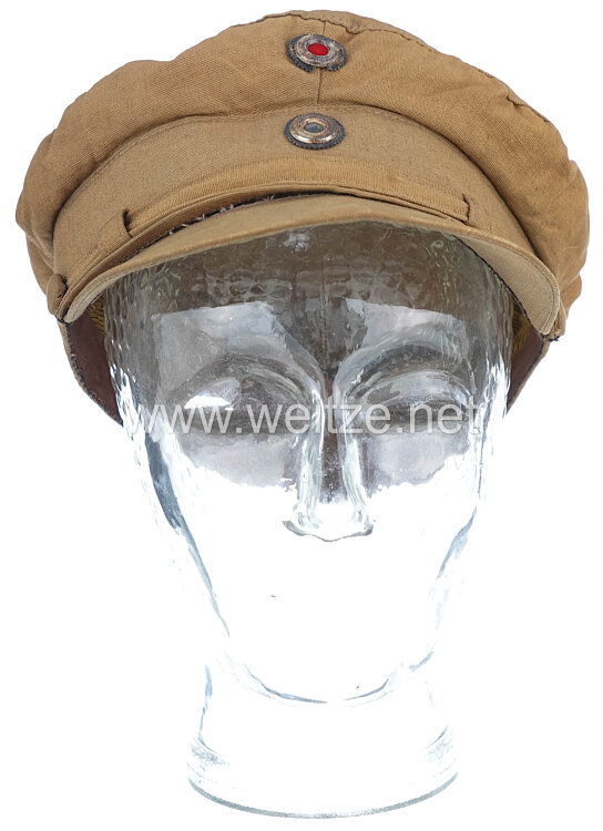 Deutsches Reich/Preußen 1. Weltkrieg Schirmmütze für einen Offizier des Asien-Korps an der Palästina-Front Bild 2