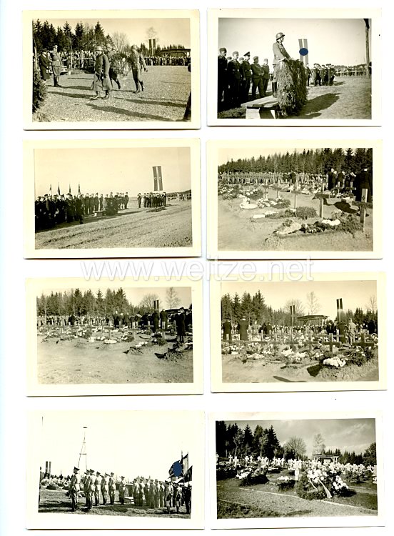III. Reich Fotogruppe, Einweihung eines Soldatenfriedhof im Reichsgebiet