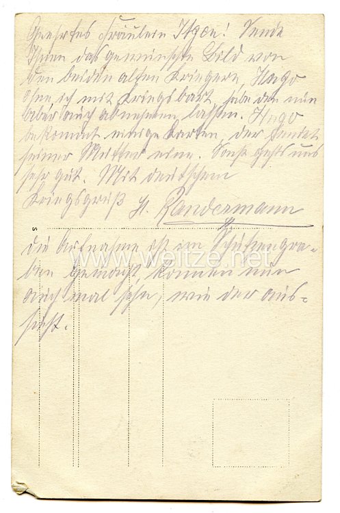 Preußen 1. Weltkrieg Fotopostkarte Fahnenträger des Infanterie-Regiments Graf Bose (1. Thüringisches) Nr. 31 im Schützengraben Bild 2
