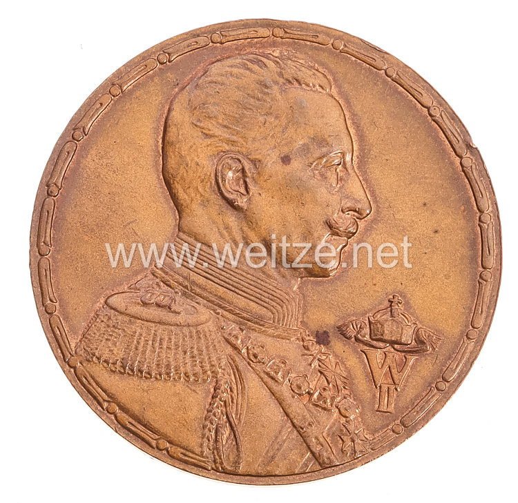 VI. Olympischen Spiele 1916 Berlin - Nicht tragbare Medaille "Dem Sieger im Olympia Prüfungskampf"