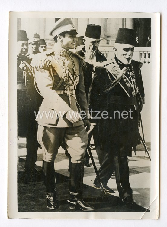 III. Reich Pressefoto. Ägyptische Prinzessin wird Iranische Kronprinzessin. 7.9.1939.