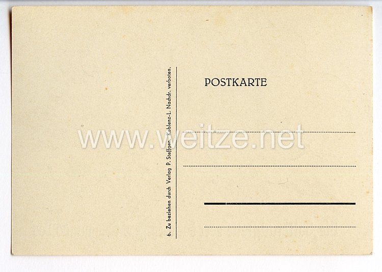 Deutscher Luftsport-Verband ( DLV ) - Propaganda-Postkarte - " Die Sollbruchstelle oder das vergessene Kommando LOS " Bild 2