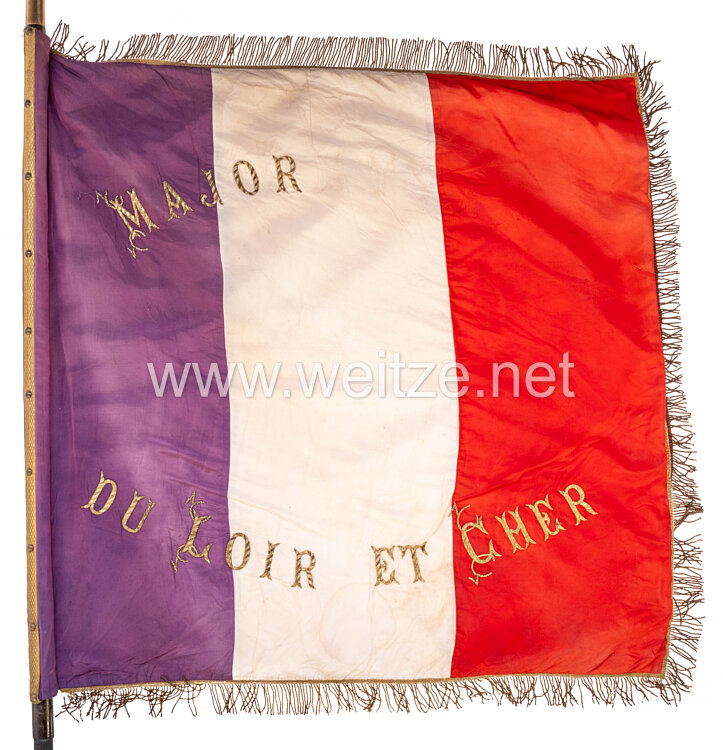 Frankreich Vereinsfahne «Major[ettes] du Loir et Cher» Bild 2
