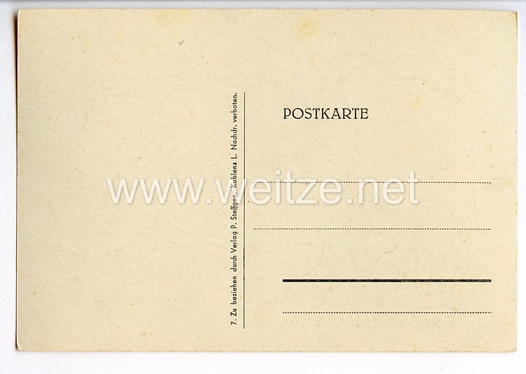 Deutscher Luftsport-Verband ( DLV ) - Propaganda-Postkarte - " Drücken ... Drücken " Bild 2