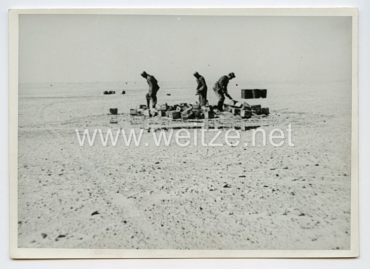 Wehrmacht Pressefoto: Angehörige des Deutschen Afrikakorps