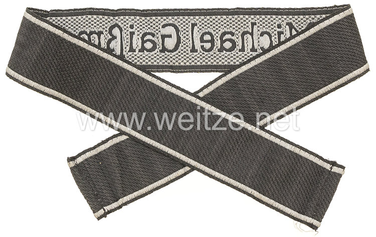 Waffen-SS Ärmelband für Mannschaften im SS-Gebirgs-Jäger-Regiment 12 "Michael Gaißmair" Bild 2