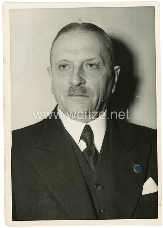 III.Reich Pressefoto, Ministerialrat Godlewski, Präsident des statistischen Reichsamts 24.12.1940