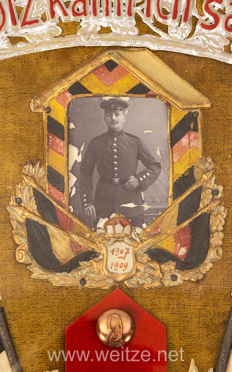 Preußen/Waldeck-Pyrmont Reservistenbild für den Gefreiten "Geit" im Infanterie-Regiment von Wittich (3. Kurhessisches) Nr. 83 Bild 2