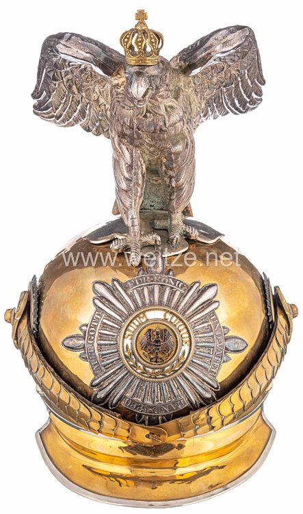 Preußen Helm für Offiziere im Regiment Garde du Corps bzw. Garde-Kürassier-Regiment Bild 2