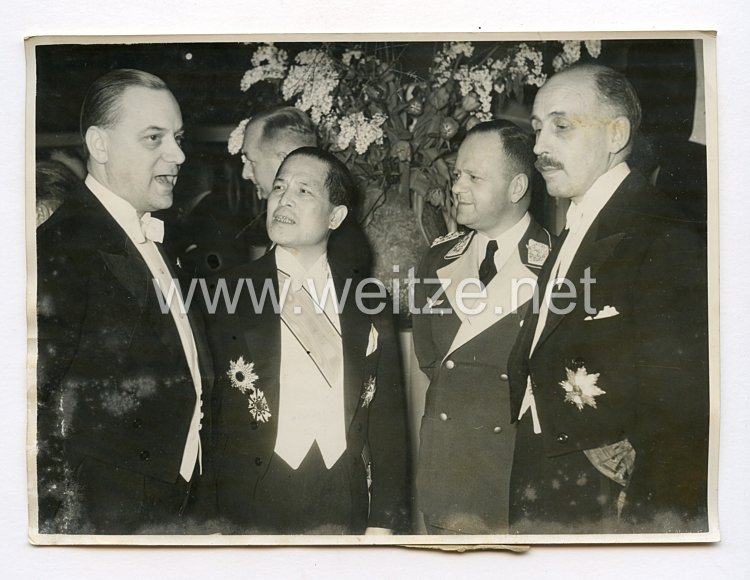 III. Reich Pressefoto. Der Empfang des Reichspressechefs im Hotel Kaiserhof in Berlin. 24.1.1939.