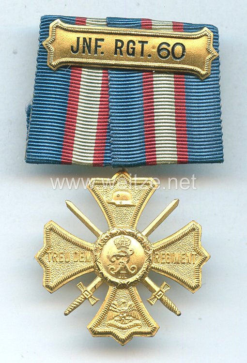 Preußen Regiments-Erinnerungskreuz des Infanterie-Regiment. 60