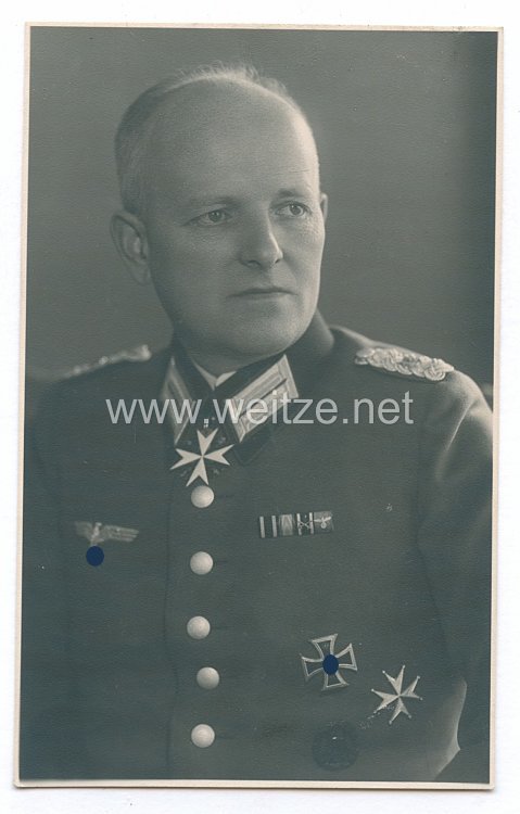 Wehrmacht Heer Portraitfoto eines Majors und Ehrenritters des Johanniter-Ordens