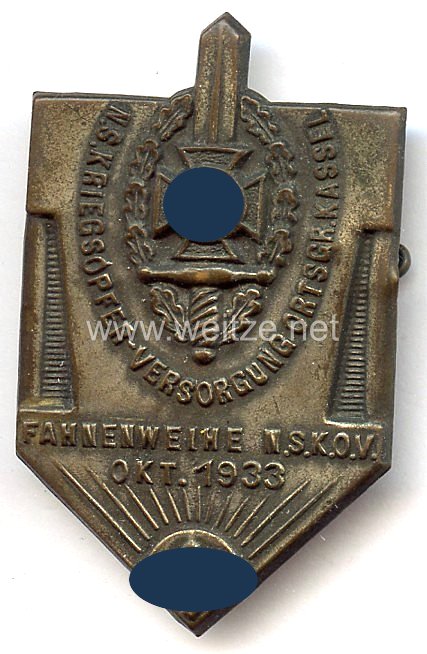 NSKOV - NS Kriegsopfer-Versorgung Ortsgruppe Kassel Fahnenweihe NSKOV Okt. 1933