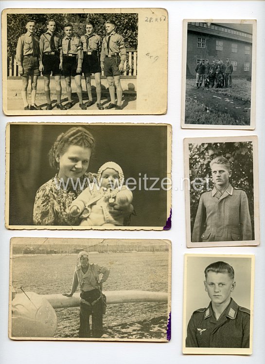 Luftwaffe Fotogruppe, Angehöriger der HJ und später Gefreiter der Luftwaffe