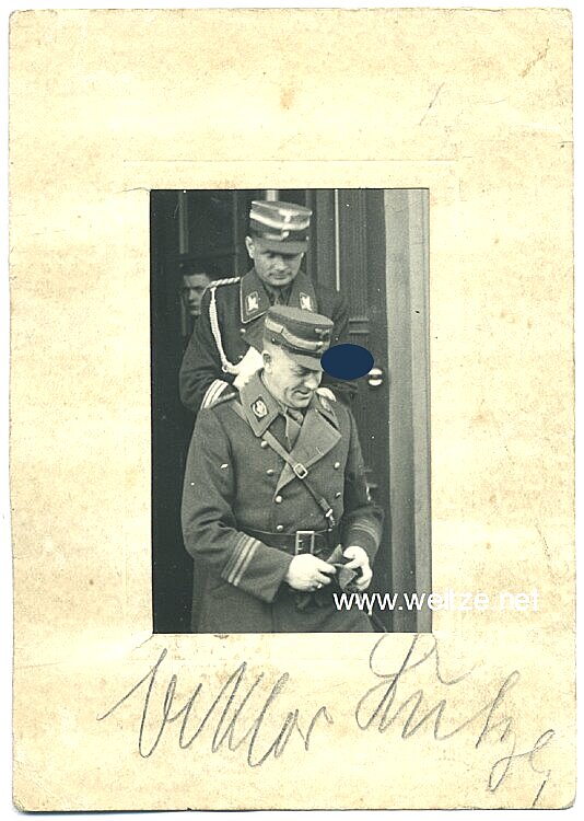 III. Reich - Originalunterschrift von Chef des Stabes der S.A. Viktor Lutze