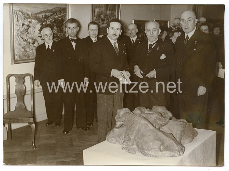 3. Reich Pressefoto: Ausstellung bulgarischer Künstler eröffnet 11.3.1941