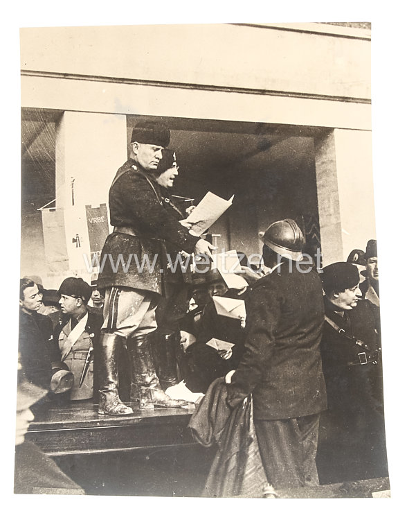 III. Reich Pressefoto: Benito Mussolini
