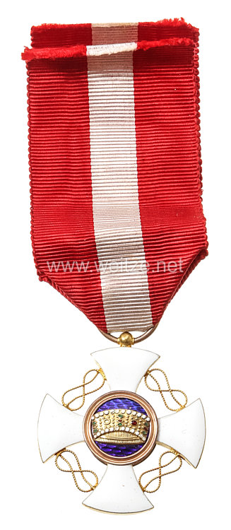 Orden der Krone von Italien Offizierskreuz 
