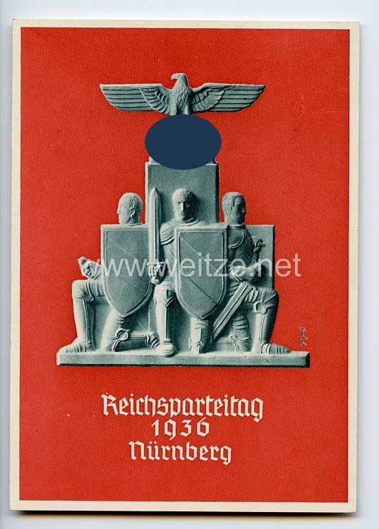 III. Reich - farbige Propaganda-Postkarte - 
