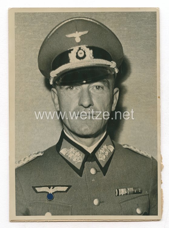 Wehrmacht Pressefoto: Generalmajor Eugen Müller 