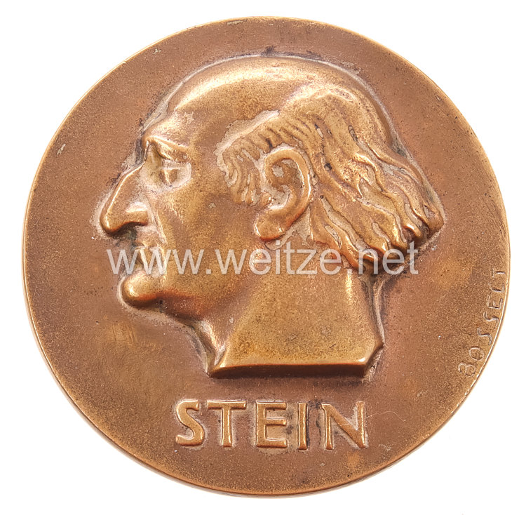 Weimarer Republik Nichttragbare Auszeichnungsmedaille "Ehrenpreis des Reichspräsidenten" in Bronze , 1931