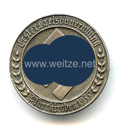 III. Reich - Erster Kreisbauernthing Pfarrkirchen 1935 - offizielles Teilnehmerabzeichen
