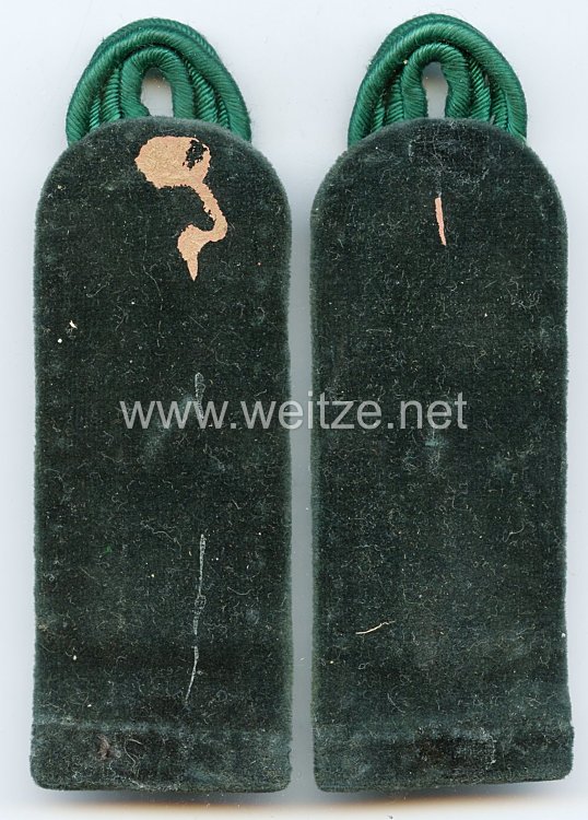 III. Reich Reichsforstdienst Paar Schulterstücke für einen Revierförsters Bild 2