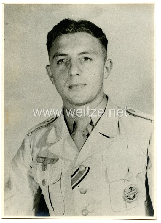 Luftwaffe Portraitfoto, Leutnant mit Fallschirmschützenabzeichen der Division Brandenburg z.b.V. 800