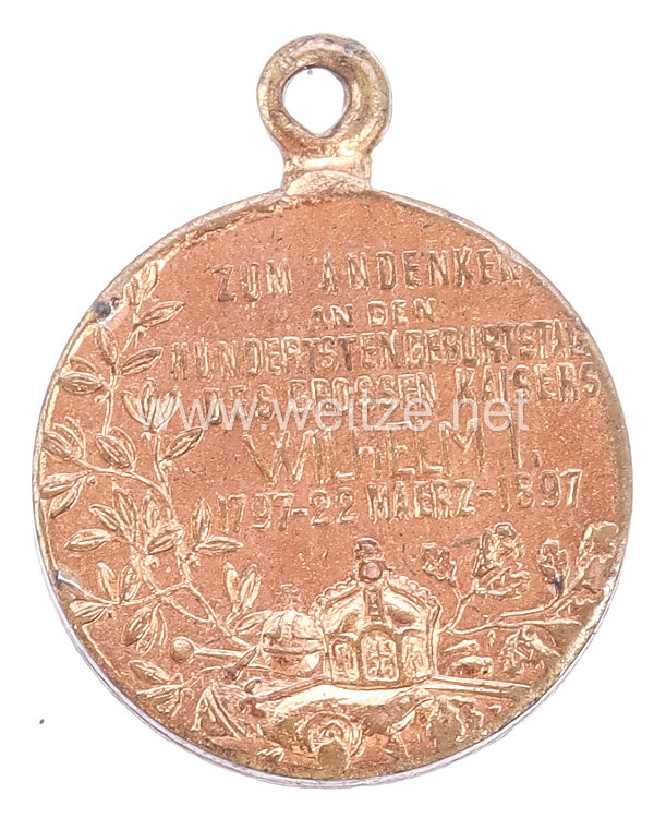 Centenarmedaille 1897 - Miniatur Bild 2