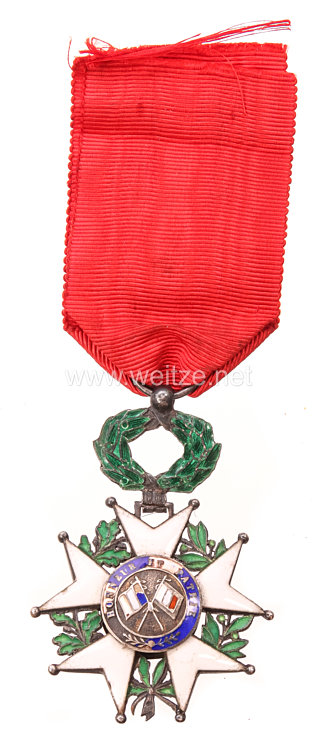Frankreich Orden der Ehrenlegion - Modell der III. Republik - Ritterkreuz  Bild 2