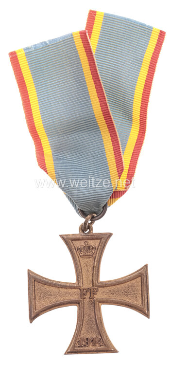 Mecklenburg-Schwerin Militärverdienstkreuz 2. Klasse 1914 Bild 2