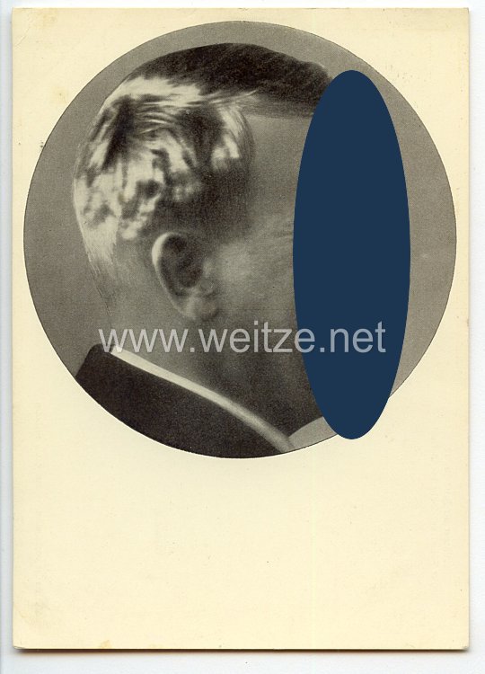 III. Reich - Propaganda-Postkarte - " Adolf Hitler - Der Führer und Vater des Volkes ! "