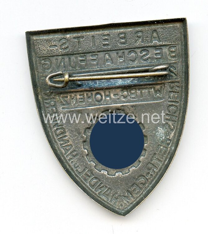 DAF - Arbeitsbeschaffung 28.9.-14.10.1934 Württemberg-Hohenzollern Reichsbetriebsgemeinschaft Handel und Handwerk Bild 2