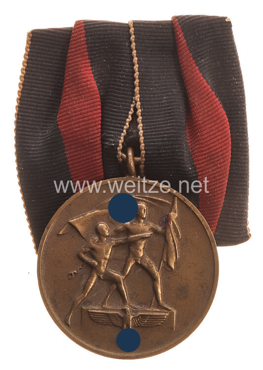 Medaille zur Erinnerung an den 1. Oktober 1938 
