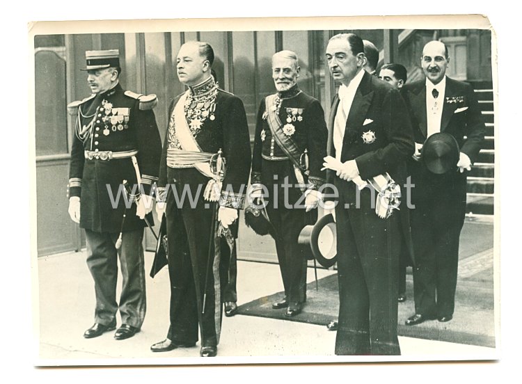 3. Reich Pressefoto: Der neue spanische Botschafter überreicht in Paris sein Beglaubigungsschreiben 8.4.1939