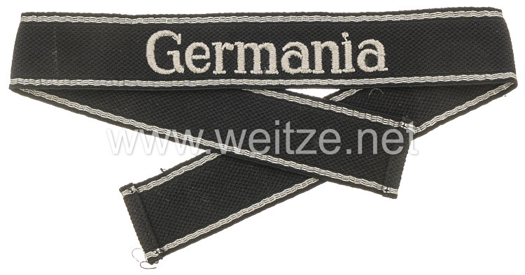 Waffen-SS Ärmelband für Mannschaften im SS-Panzergrenadier-Regiment 9 „Germania“