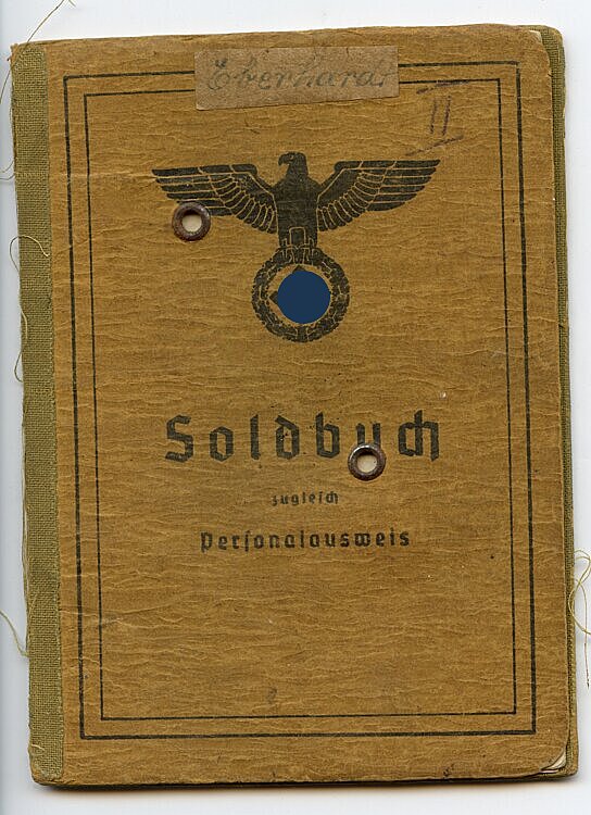 Wehrmacht Soldbuch für einen deutschen Unteroffizier in der 1. Kosaken-Division