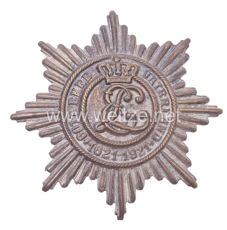 Hessen Jubiläumsabzeichen zur 300-Jahrfeier des Leibgarde-Infanterie-Regt. Nr. 115, 1621 - 1921