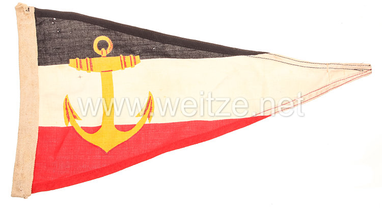 Kriegsmarine Kfz-Stander und Kommandoflagge für Marineoffiziere im Admiralsrang als Landtruppen-Befehlshaber