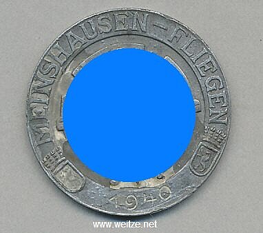 DLV/NSFK Silberne Medaille "Meinshausen-Fliegen der Berliner Schuljugend Berlin 1938"