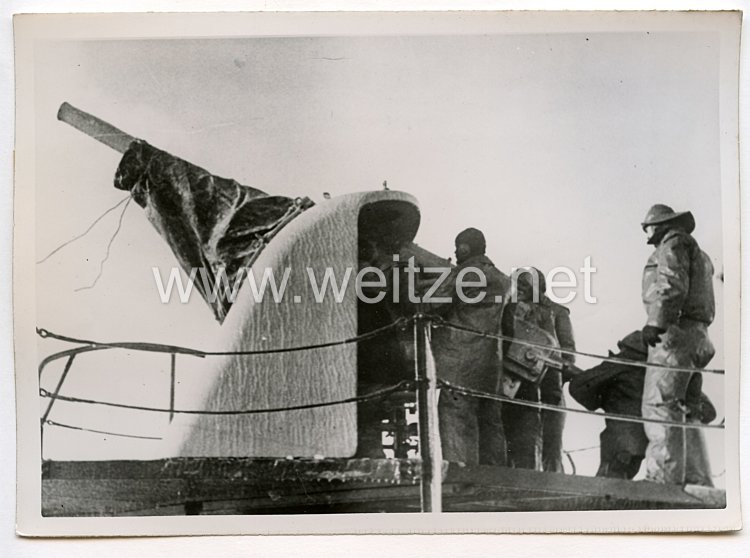 Kriegsmarine Pressefoto, Alarm auf hoher See 26.2.1940