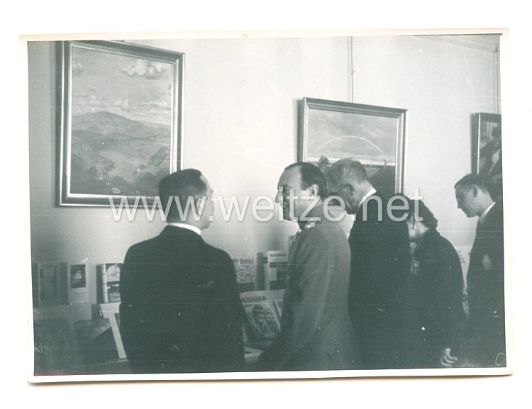 3. Reich Pressefoto: Prinzregent Paul bei der deutschen Buchmesse