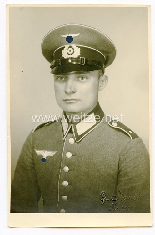 Wehrmacht Portraitfoto, Soldat im Infanterie Rgt.9